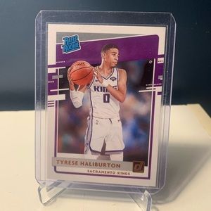 TYRESE HALIBURTON DONRUSS RATED ROOKIE CARD